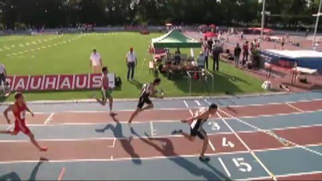 400m Junioren - 1. Zeitlauf