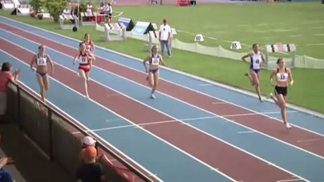 400m Juniorinnen - 2. Zeitlauf