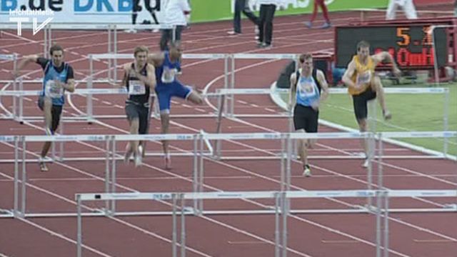 Norman Müller patzt über die Hürden