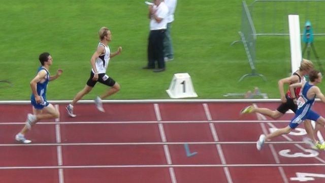 Fotofinish für Michel Berning und Andreas…