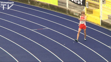 Spannendes Duell zwischen Mateusz Przybylko…