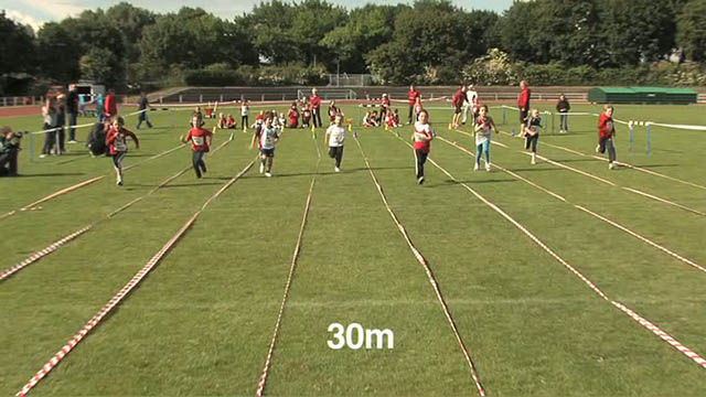 30-Meter-Sprint