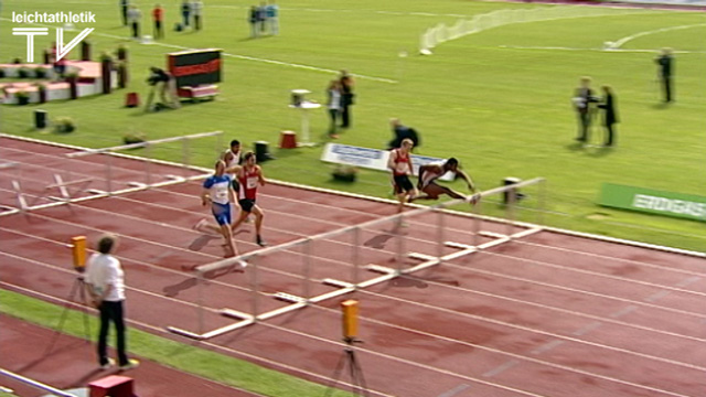 Yordani García macht über Hürden Boden gut