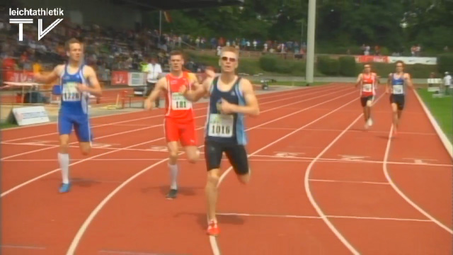 Lukas Schmitz wieder auf der Stadionunde