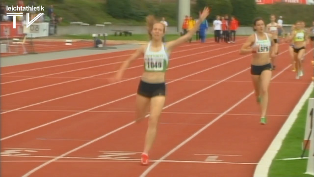 Hanna Klein überspurtet Christine Gess