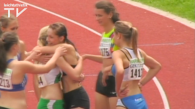 Gina Lückenkemper wie erwartet vorne