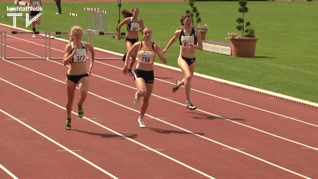 Frederike Hogrebe klar vor Anja Bork