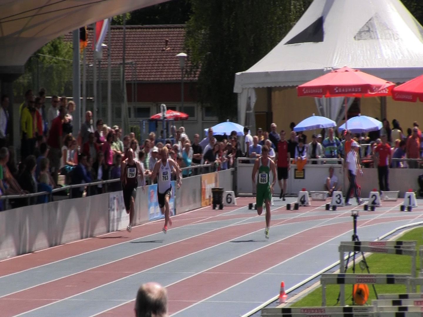 Lucas Jakubczyk überzeugt über 100 Meter