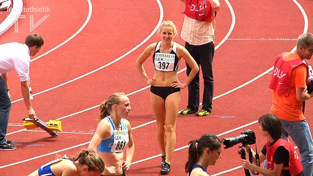 Frederike Hogrebe wieder vorne