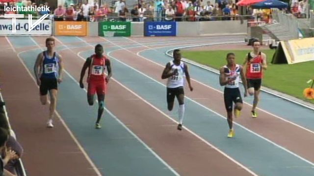 Leon Reid siegt über 200 Meter