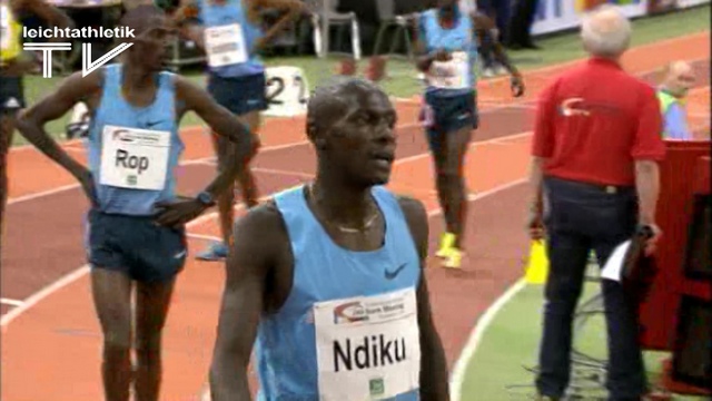Caleb Ndiku jagt Meeting-Rekord