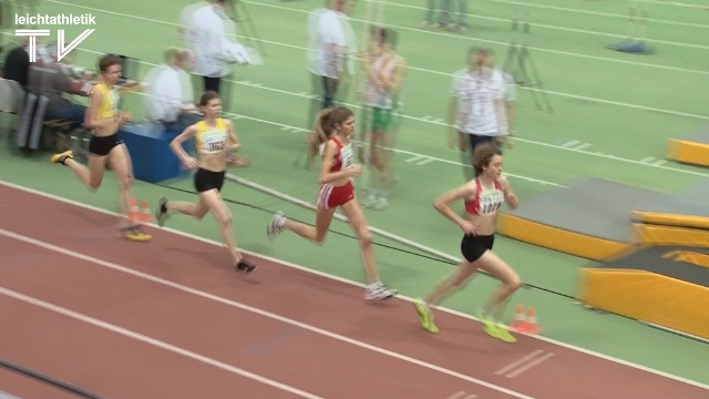 Carolin Kirtzel mit bestem Spurtvermögen