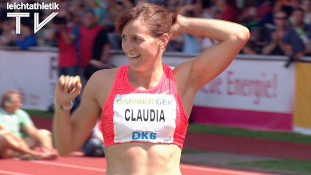 Claudia Rath mit klasse Weitsprung