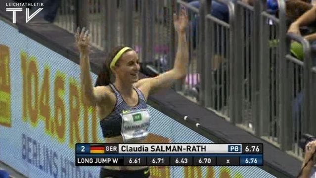 Claudia Rath fliegt zur Bestleistung