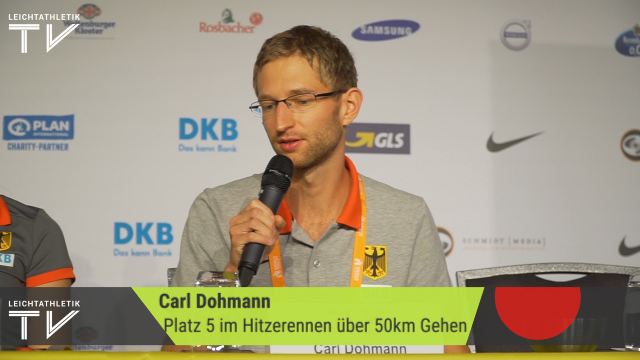 Carl Dohmann: "Ich habe die Hitze besser…