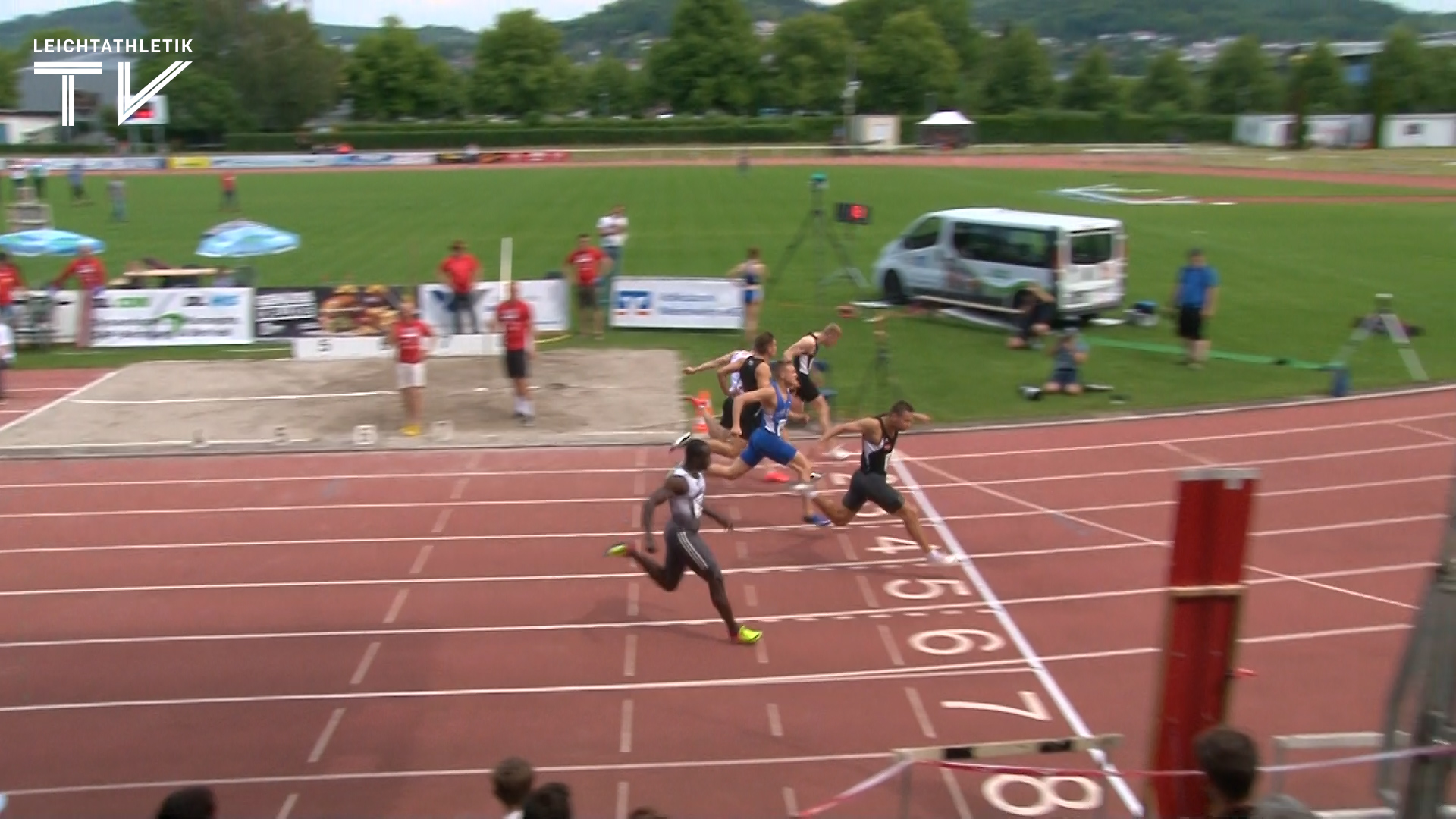 Leipziger Duo überzeugt im 100 Meter-Finale