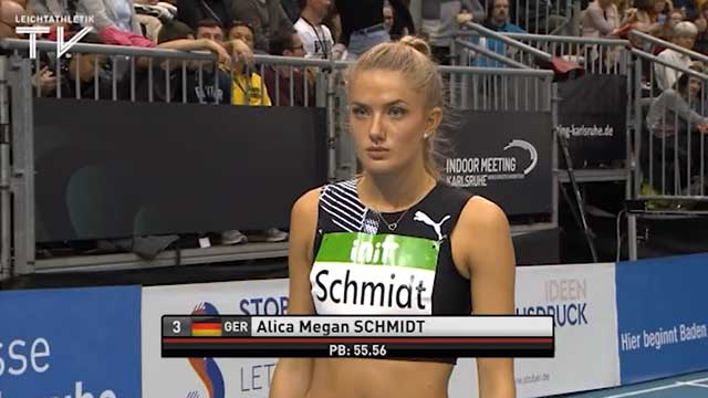 Alica Schmidt läuft bei Folorunso-Sieg…