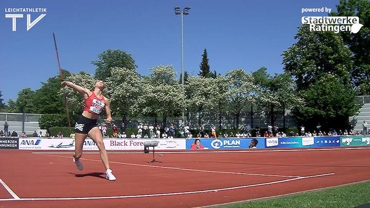 Sophie Weißenberg baut mit Speerwurf-Sieg…