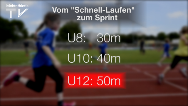 Lauf – U12: 50 m