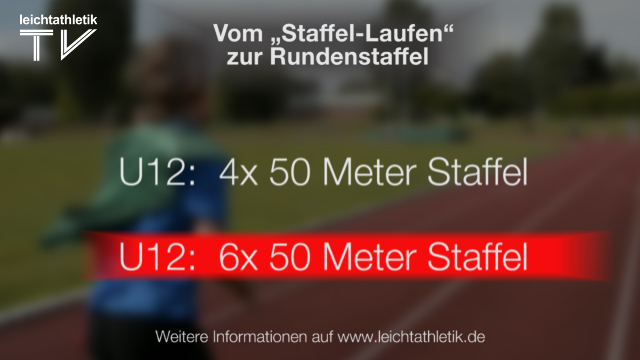 Lauf – U12: 6x50 m-Staffel