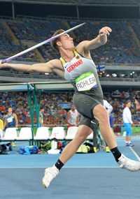 Sportler in Aktion