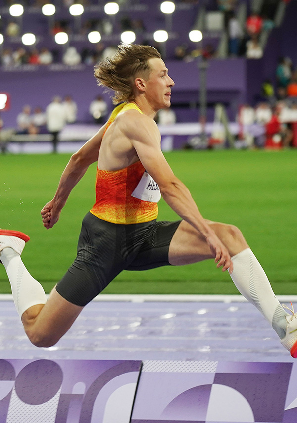 Sportler in Aktion
